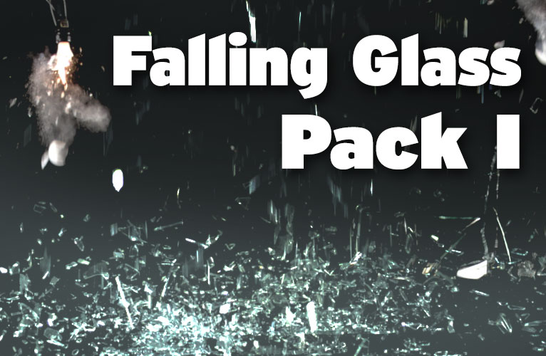 Falling Glass - Pack 1 | 4k VFX footage